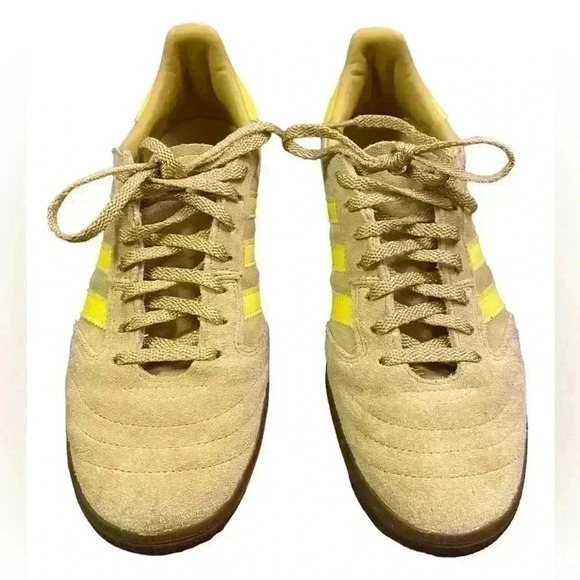 Adidas Originals Busenitz Vintage Skateboarding Shoes in Beige Yellow Size 8 main image 5